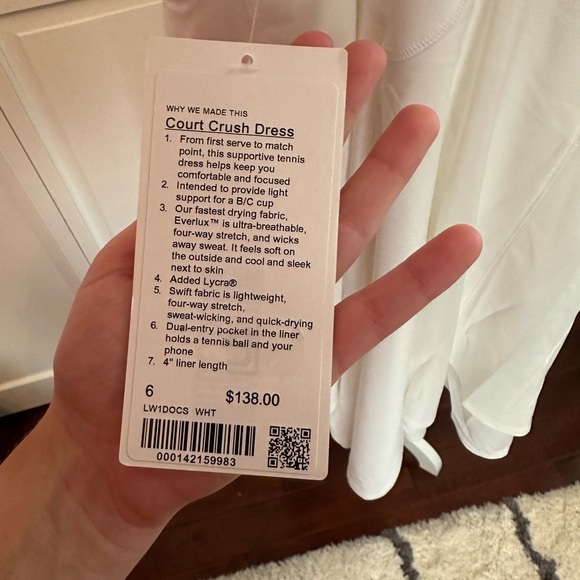 Lululemon court crush dress - Picture 2 of 6